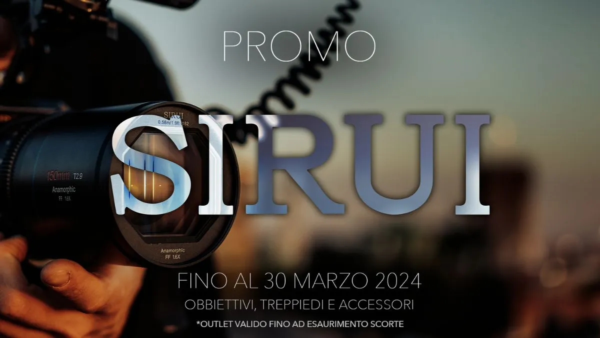 Promo Sirui: Tanti treppiedi, monopiedi anamorfiche e accessori in offerta!