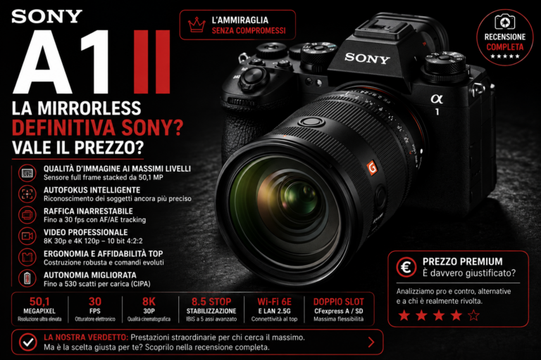 Sony A1 II: La Mirrorless Definitiva Sony, Vale il Prezzo?