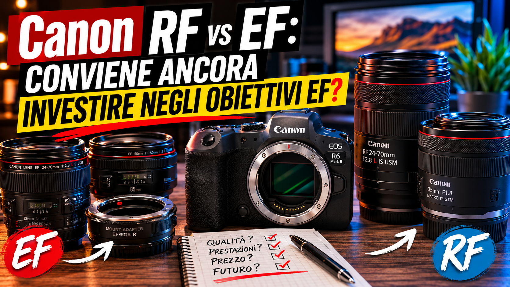 Canon RF vs EF: Conviene Ancora Investire negli Obiettivi EF?