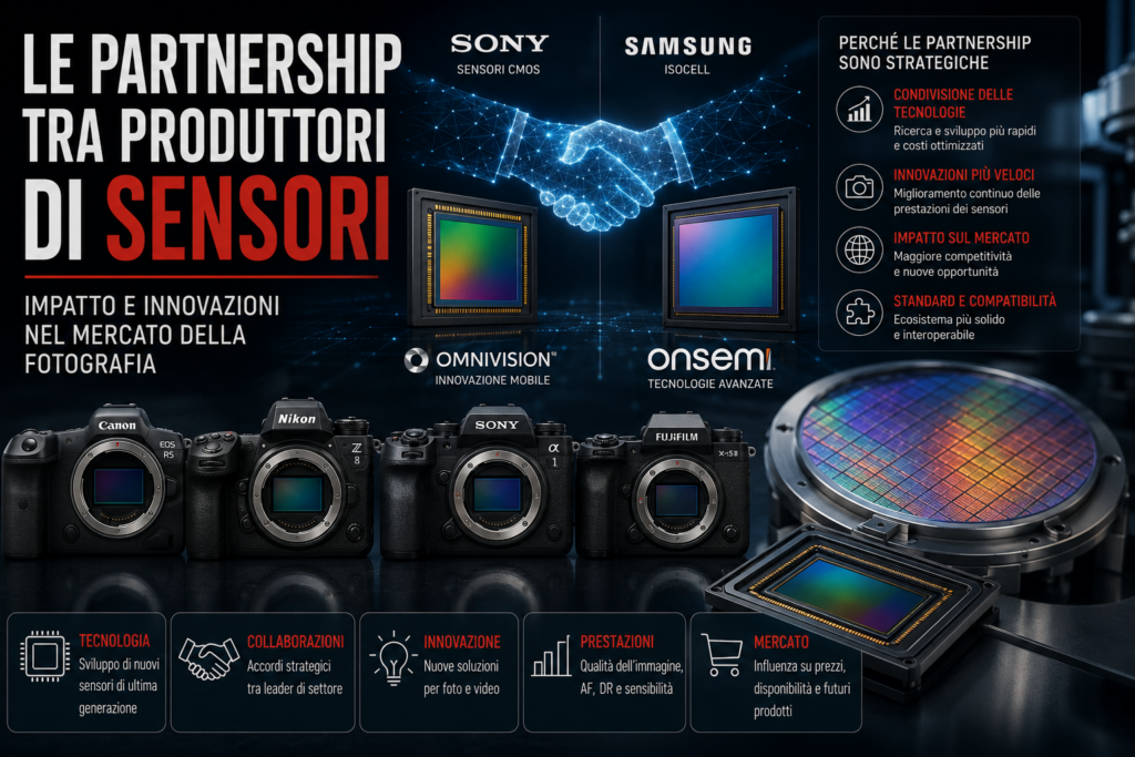 Le Partnership Tra Produttori di Sensori: Impatto e Innovazioni nel Mercato della Fotografia