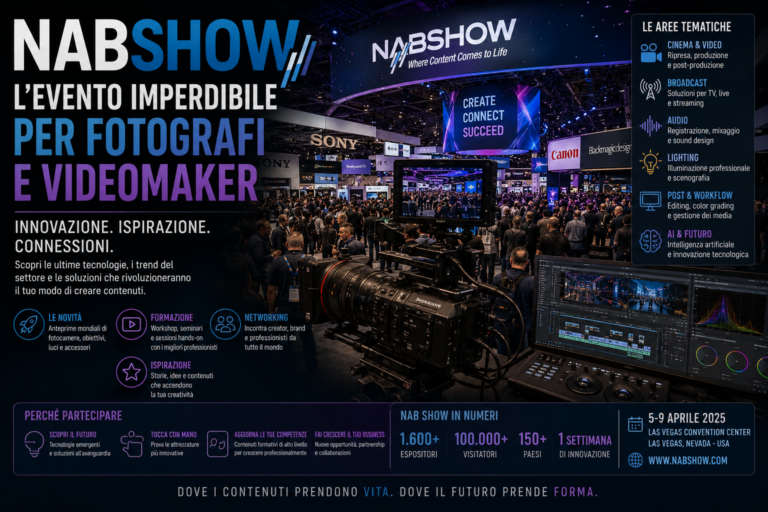 NAB Show: L’evento imperdibile per fotografi e videomaker