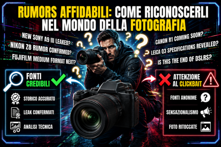 Rumors Affidabili: Come Riconoscerli nel Mondo della Fotografia
