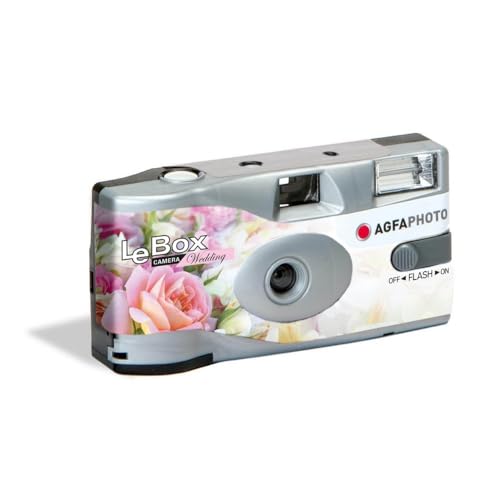 AgfaPhoto LE BOX Wedding - Fotocamera Monouso con Flash. 27 esposizioni. Ideale per matrimoni.