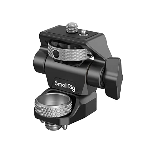 (Aggiornato) SMALLRIG ARRI-Style Supporto per Monitor da Campo da 5" e 7" con Rotazione a 360° e Inclinazione di 180° Supporto Anti-Torsione - 2903B