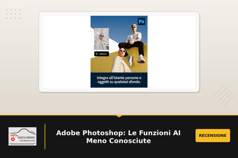 Adobe Photoshop: Le Funzioni AI Meno Conosciute