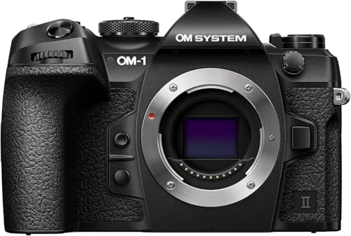 OM SYSTEM OM-1 Mark II - Fotocamera Micro Quattro Terzi, Sensore BSI, Nera — foto prodotto Amazon
