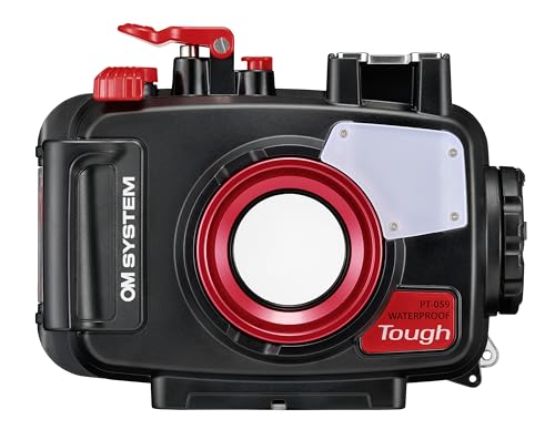 OM System PT-059 Custodia Subacquea per TG-7 e TG-6 - Impermeabile 45 m — foto prodotto Amazon