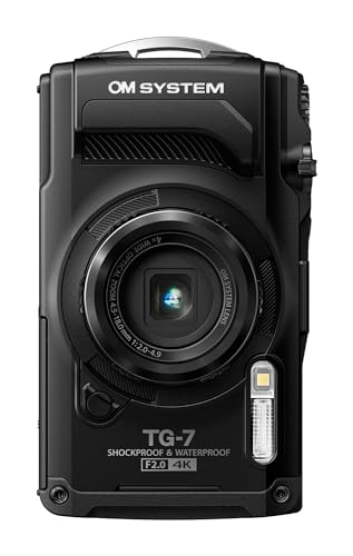 OM SYSTEM Tough TG-7, Fotocamera,12 MP,impermeabile fino a 15 m,video 4K — foto prodotto Amazon