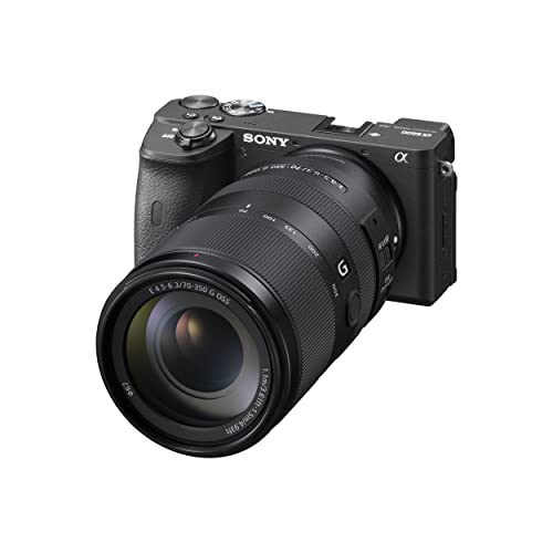 Sony SEL70350G – 70–350 mm F4.5–6.3 G OSS Super teleobiettivo zoom per APS-C (con stabilizzazione immagine, attacco E-Mount, ideale per natura, sport e viaggi, compatibile con ZV-E10, A6400, A6700) — foto prodotto Amazon