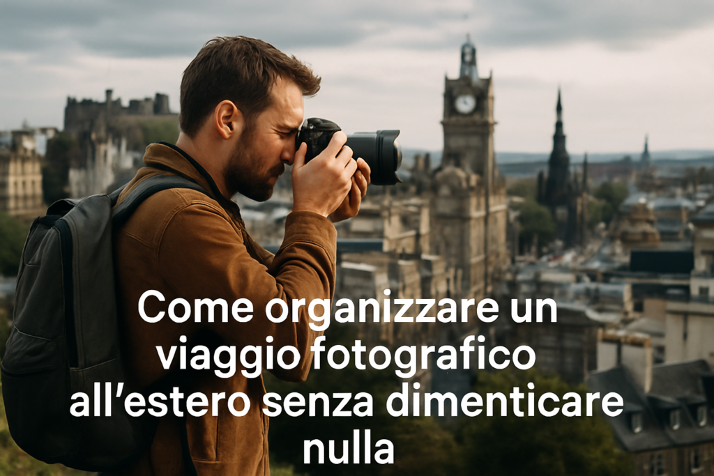 Come organizzare un viaggio fotografico all’estero senza dimenticare nulla