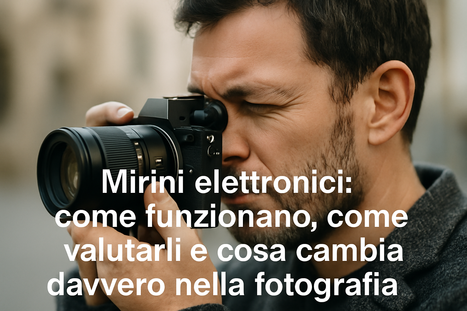 Mirini elettronici: come funzionano, come valutarli e cosa cambia davvero nella fotografia