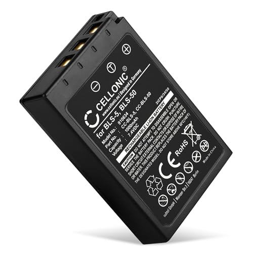 CELLONIC Batteria compatibile con Olympus Stylus 1, 1s, E-450, E-P7, BLS-5