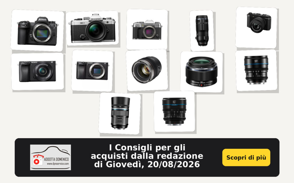 I Consigli per gli acquisti dalla redazione di Giovedì, 20/08/2026