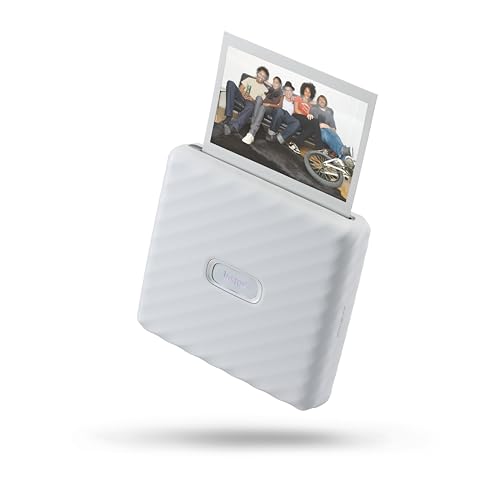 Fujifilm instax Link WIDE Ash White, Stampante Compatta per Smartphone