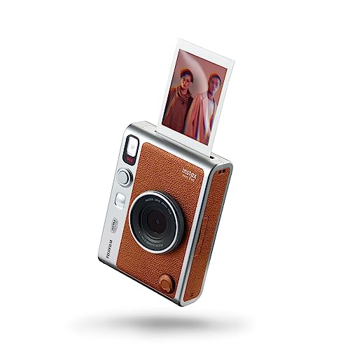 Fujifilm instax mini Evo Brown, Fotocamera Istantanea Ibrida digitale