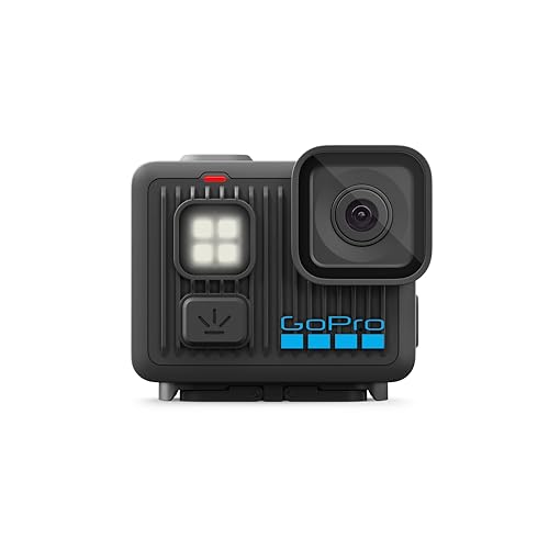 GoPro LIT HERO - Action camera leggera, compatta e impermeabile con luce integrata, video Ultra HD 4K60, foto da 12 MP, touch screen, stabilizzazione HyperSmooth