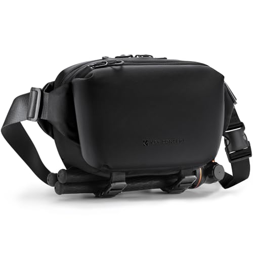 K&F CONCEPT Borsa a Tracolla per Fotocamera, impermeabile Zaino Fotografico Piccolo Casual Borsa Fotocamera Compatibile con macchina fotografica SLR DSLR