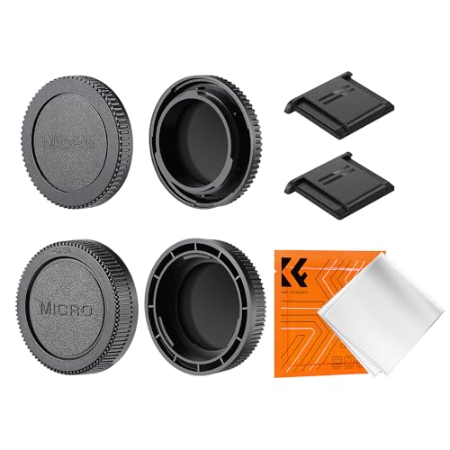K&F CONCEPT Kit 2 Tappi Micro Four Thirds Compatibile con Olympus Panasonic