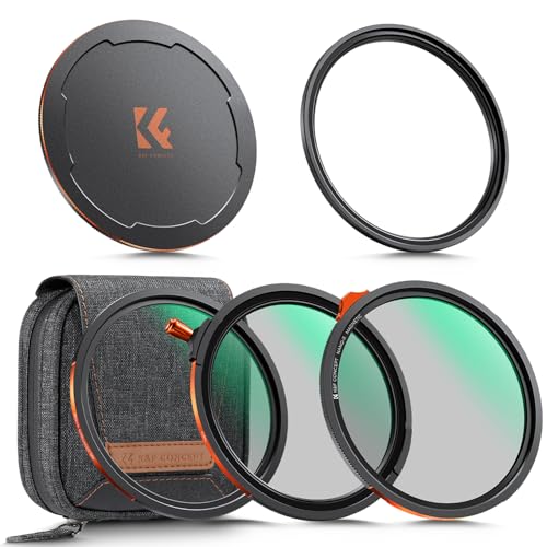 K&F CONCEPT Nano-Xcel 82mm Filtro Magnetico CPL+ND2-32+Black-Mist 1/4