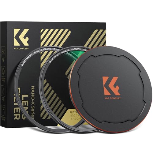 K&F CONCEPT Nano-Xcel 82mm Magnetico Filtro Polarizzatore Circolare +Tappo