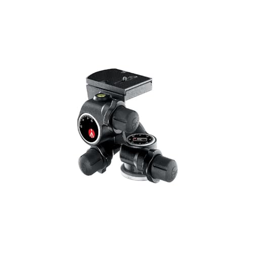 Manfrotto 410 Testa Junior Fluida a Cremagliera, per Treppiede Fotocamera