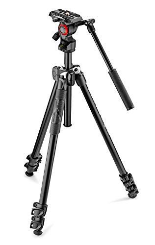 Manfrotto MK290LTA3-V Kit Video 290 Light con Testa Fluida, in Alluminio