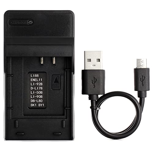 Norifon LI-70B USB Caricatore per Olympus D-700, D-705, D-710, D-715