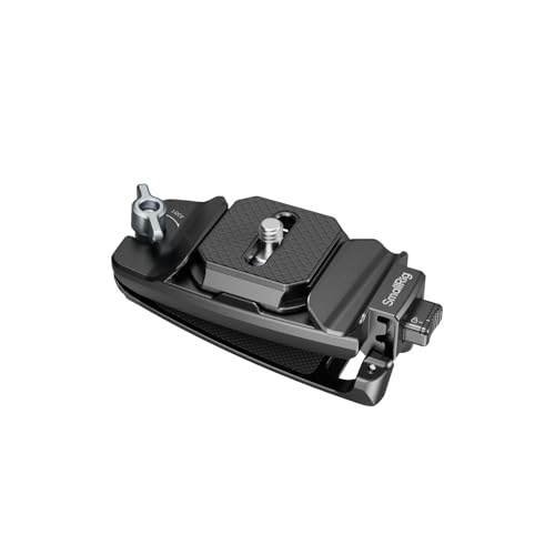 SMALLRIG Clip per Fotocamera con Piastra, per Sony per Nikon per Fujifilm