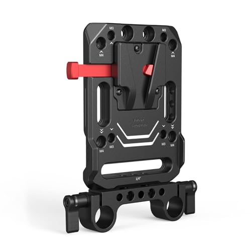 SMALLRIG Piastra V-Mount 2 Morsetti Asta 15mm-3016
