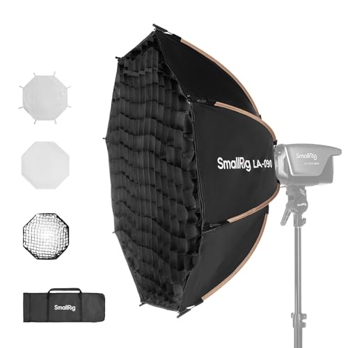 SMALLRIG Softbox 35"/90 cm LA-O90 Ottagonale a Sgancio Rapido - 4633
