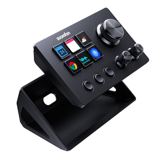 SOOMFON Stream Controller SE, 6 Tasti Macro LCD, 3 Manopole & Tasti Scena