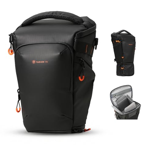 TARION Borsa Macchina Fotografica Piccola: Borsa Fotografica con Capacità Espandibile Borse a Tracolla DSLR Impermeabile per Fotocamera Reflex TRIAD PACK