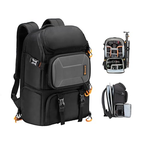 TARION Zaino Fotografico per Fotocamera con Scomparto Laptop 15,6'' PBL | Borsa Fotografico per Fotocamera DSLR Ideale per Escursionismo Campeggio e Fotografia Naturalistica