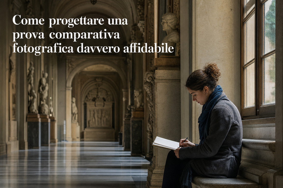 Come progettare una prova comparativa fotografica davvero affidabile