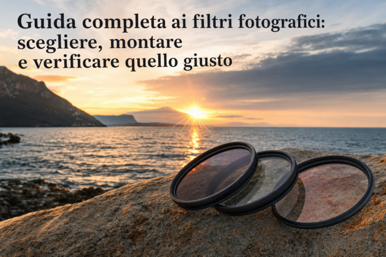 Guida completa ai filtri fotografici: scegliere, montare e verificare quello giusto