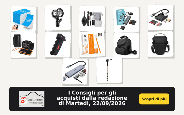 I Consigli per gli acquisti dalla redazione di Martedì, 22/09/2026