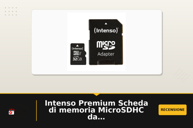 Intenso Premium Scheda di memoria MicroSDHC da 32 GB (con Adattatore SD), Class 10 UHS-I