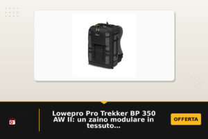 Lowepro Pro Trekker BP 350 AW II: un zaino modulare in tessuto riciclato per attrezzatura fotografica e laptop da 15"