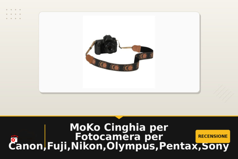 MoKo Cinghia per Fotocamera per Canon,Fuji,Nikon,Olympus,Pentax,Sony