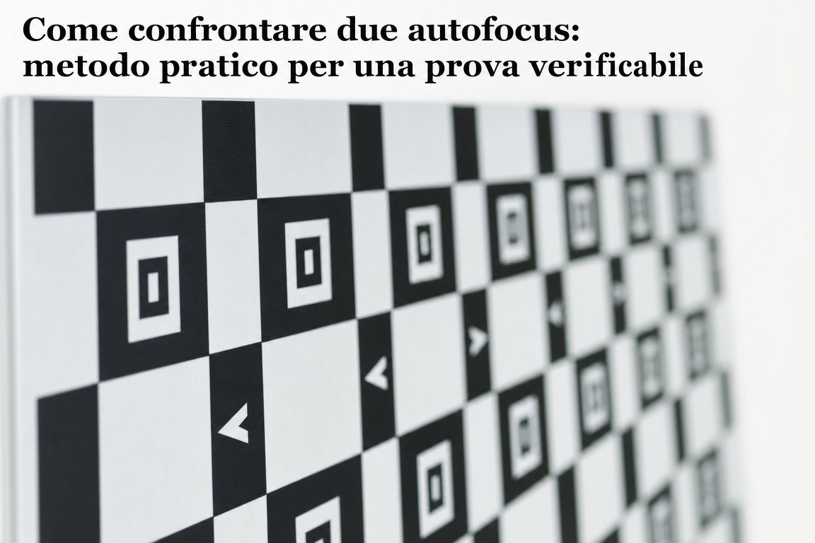 Come confrontare due autofocus: metodo pratico per una prova verificabile