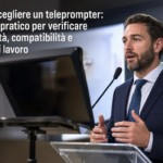 Come scegliere un teleprompter: metodo pratico per verificare leggibilità, compatibilità e flusso di lavoro