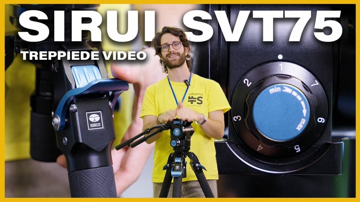 Sirui SVT75: Il treppiede video in fibra di carbonio con Quick Release per un rapidissimo setup!