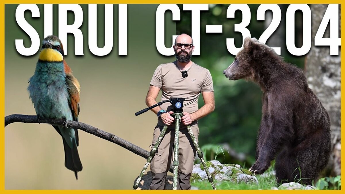 Sirui CT-3204: Il treppiede in carbonio perfetto per la fotografia naturalistica