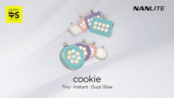 NANLITE presenta “cookie” e “cookie-s”: le nuove luci LED USB-C a doppia emissione per creator